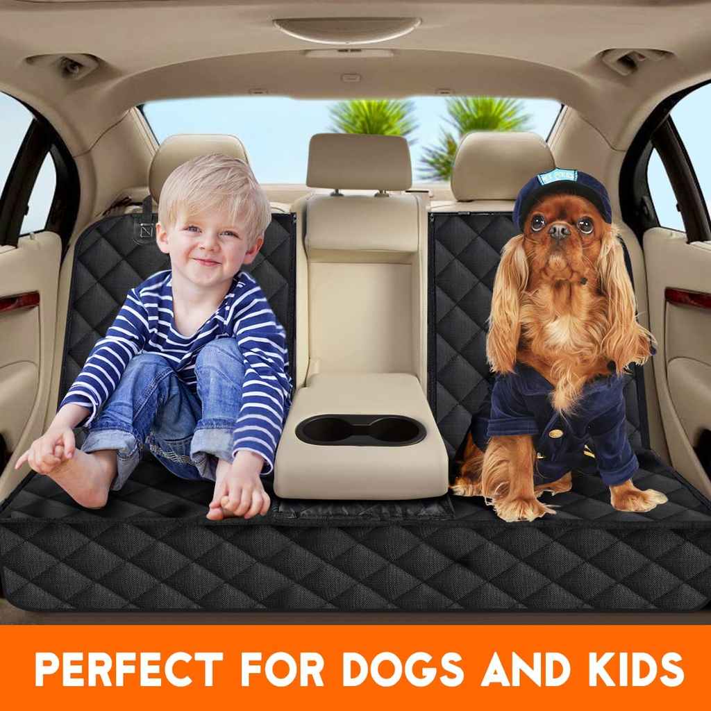 Premium Waterproof Dog Car Seat Cover – Heavy-Duty Bench Protector for Cars, SUVs & Trucks